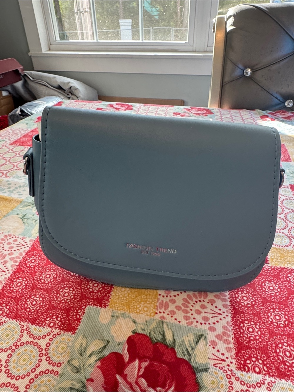 Blue Crossbody Bag